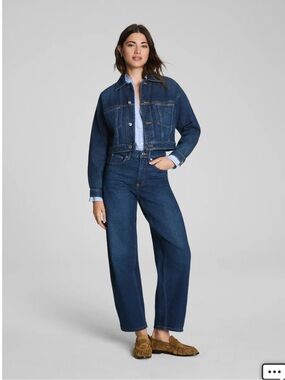 SPANX Barrel Leg Denim Jeans- Large